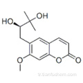 2H-1-Benzopiran-2-on, 6 - [(2R) -2,3-dihidroksi-3-metilbütil] -7-metoksi CAS 28095-18-3